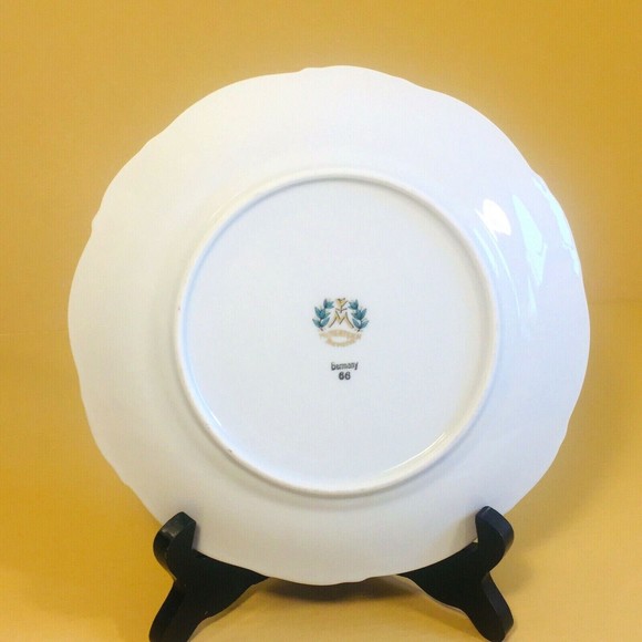 Mitterteich 7.5” White Floral Gold Trimmed Salad/Dessert Plate Bavaria Germany - Picture 5 of 7